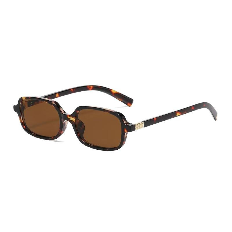 Rectangle Sunglasses for Women - 90s Retro Rectangle UV400 Protection Sun Glasses | Vintage Narrow Rectangular Lenses for Outdoor Fashion & Driving