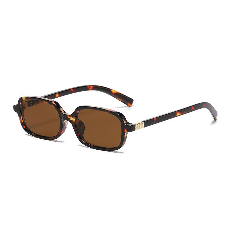 Rectangle Sunglasses for Women - 90s Retro Rectangle UV400 Protection Sun Glasses | Vintage Narrow Rectangular Lenses for Outdoor Fashion & Driving