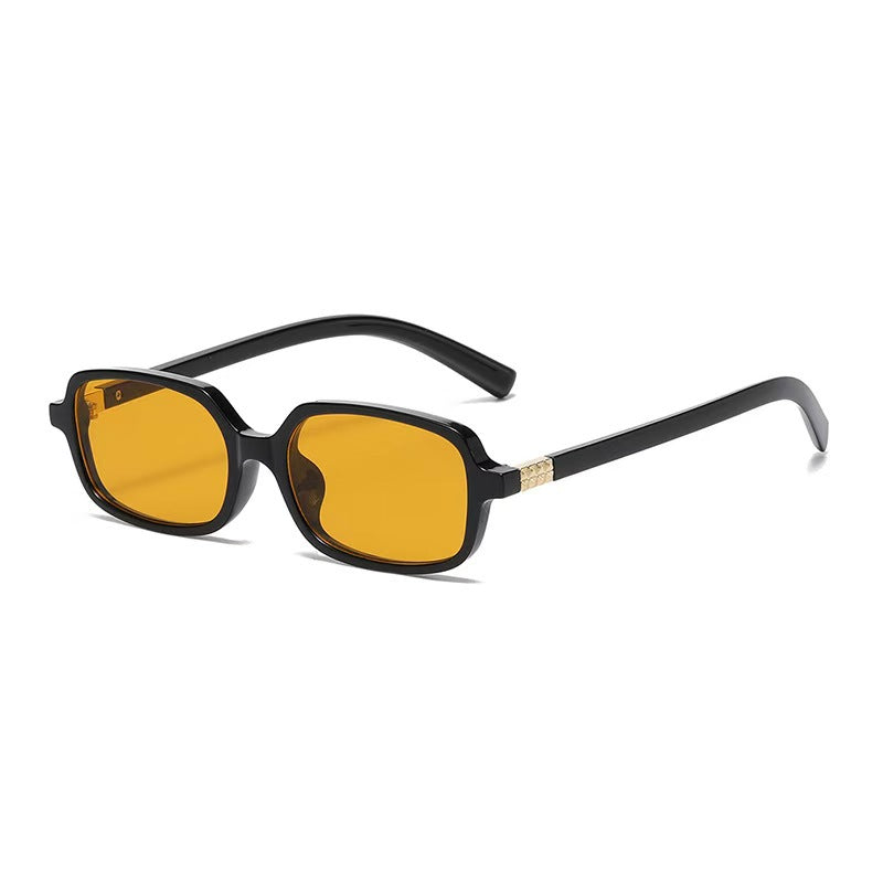 Rectangle Sunglasses for Women - 90s Retro Rectangle UV400 Protection Sun Glasses | Vintage Narrow Rectangular Lenses for Outdoor Fashion & Driving