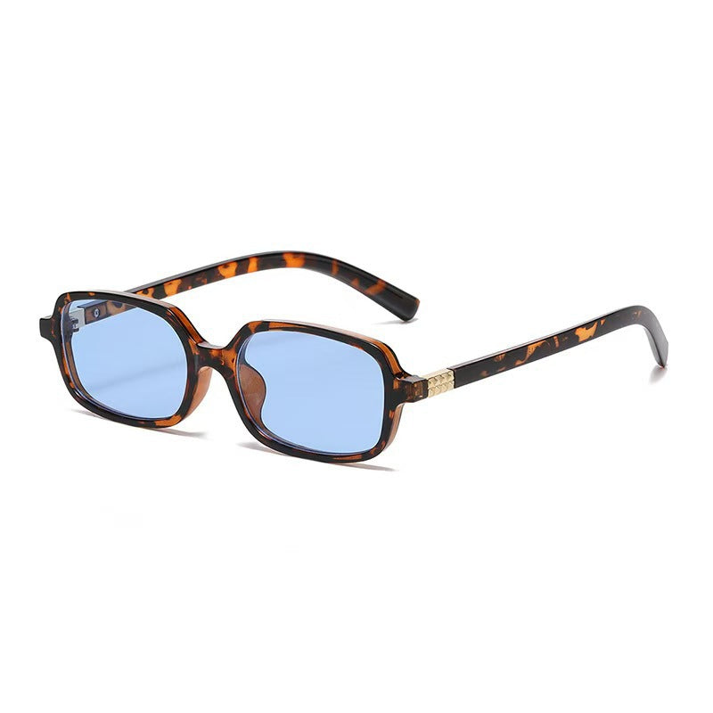 Rectangle Sunglasses for Women - 90s Retro Rectangle UV400 Protection Sun Glasses | Vintage Narrow Rectangular Lenses for Outdoor Fashion & Driving