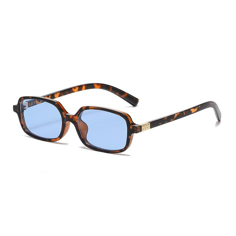 Rectangle Sunglasses for Women - 90s Retro Rectangle UV400 Protection Sun Glasses | Vintage Narrow Rectangular Lenses for Outdoor Fashion & Driving