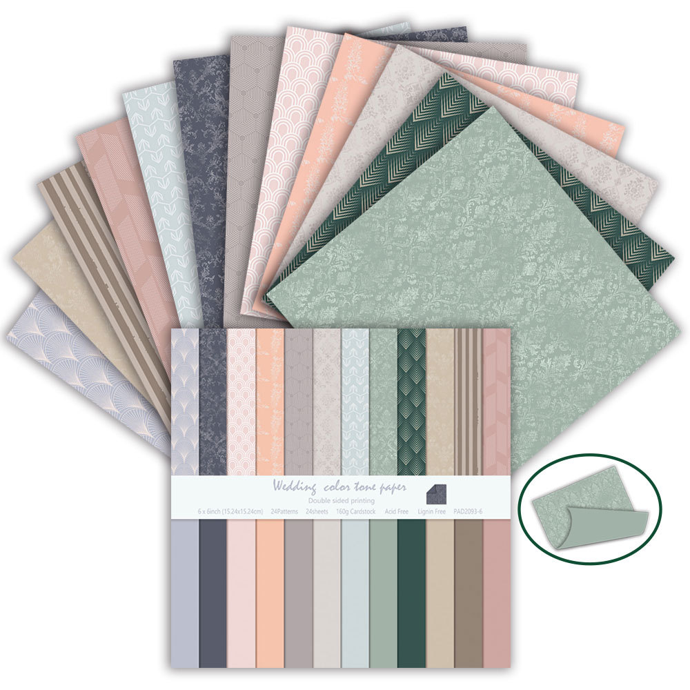 New arrival single-sided 6 inch paper pad
