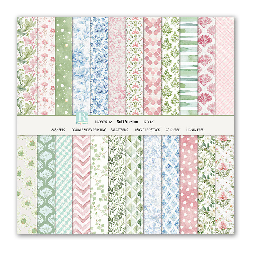 PAD2097-12 decorative craft paper pad