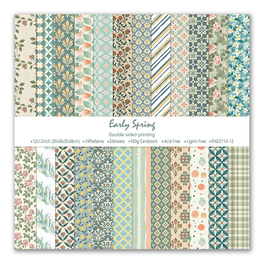 PAD2114-12 decorative craft paper pad