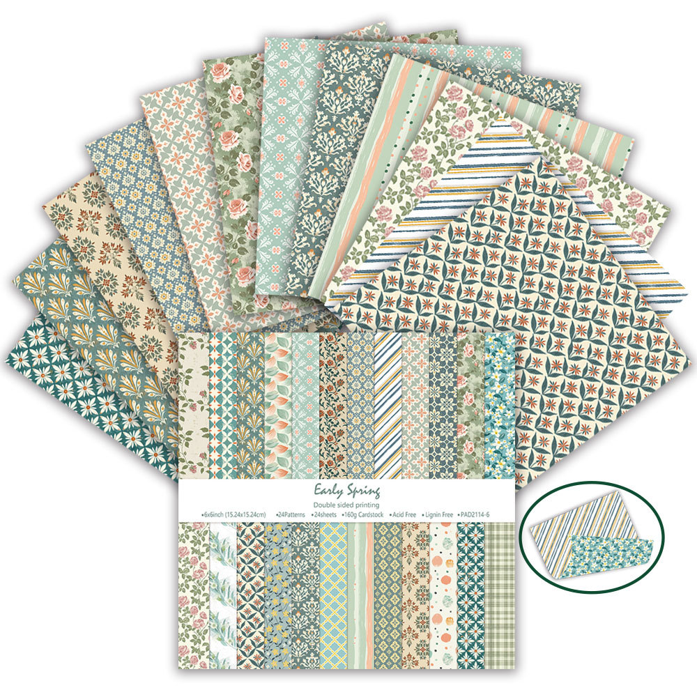 PAD2114-6 decorative craft paper pad